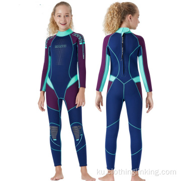 Girls Boys One Piece Water Wetsuit Sports